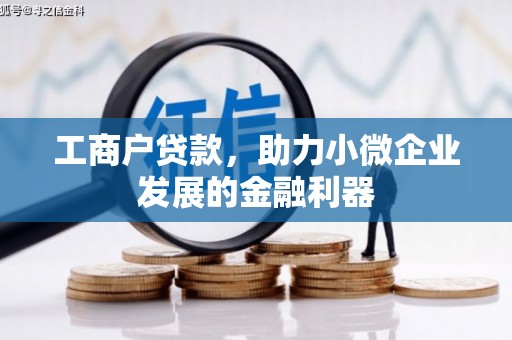 黄石港工商户贷款，助力小微企业发展的金融利器
