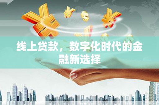 黄石港线上贷款，数字化时代的金融新选择