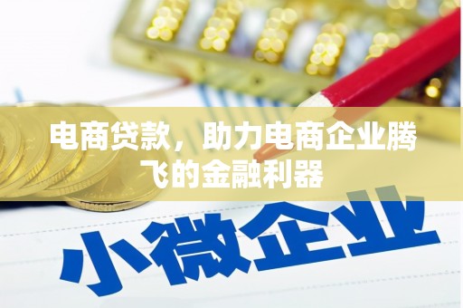 黄石港电商贷款，助力电商企业腾飞的金融利器