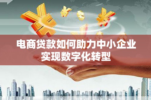 黄石港电商贷款如何助力中小企业实现数字化转型