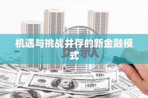 黄石港机遇与挑战并存的新金融模式
