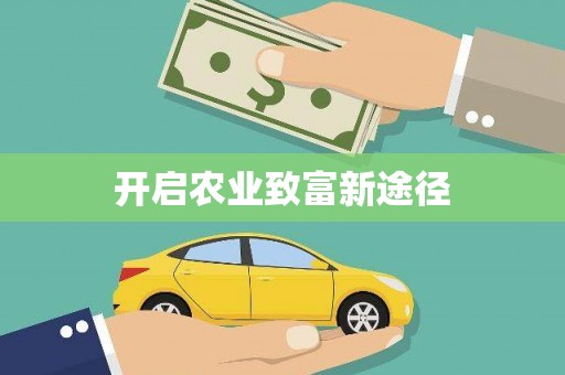 黄石港开启农业致富新途径