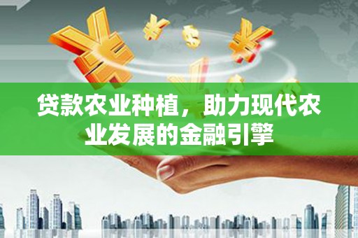 黄石港贷款农业种植，助力现代农业发展的金融引擎
