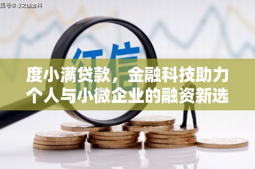 黄石港度小满贷款，金融科技助力个人与小微企业的融资新选择