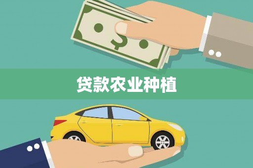 黄石港贷款农业种植