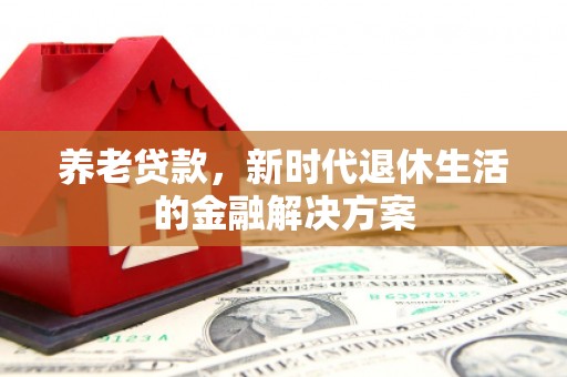 黄石港养老贷款，新时代退休生活的金融解决方案