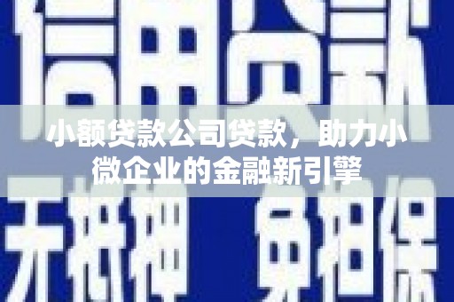 黄石港小额贷款公司贷款，助力小微企业的金融新引擎
