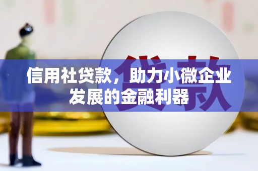 黄石港信用社贷款，助力小微企业发展的金融利器