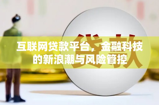 黄石港互联网贷款平台，金融科技的新浪潮与风险管控