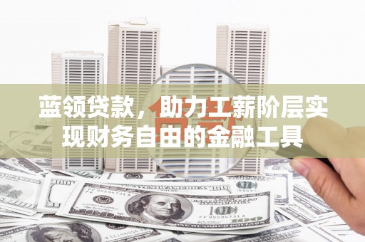黄石港蓝领贷款，助力工薪阶层实现财务自由的金融工具