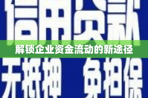 黄石港解锁企业资金流动的新途径
