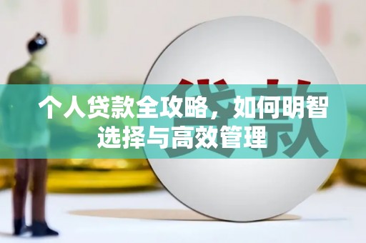 黄石港个人贷款全攻略，如何明智选择与高效管理