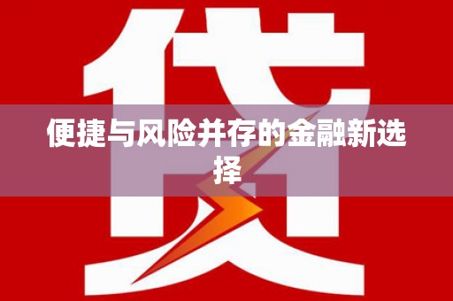 黄石港便捷与风险并存的金融新选择