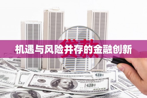 黄石港机遇与风险并存的金融创新