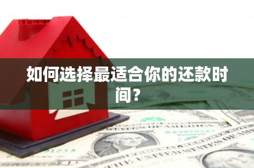 黄石港如何选择最适合你的还款时间？