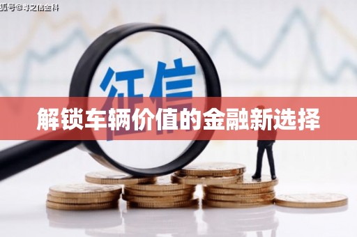 黄石港解锁车辆价值的金融新选择