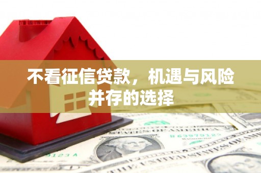 黄石港不看征信贷款，机遇与风险并存的选择
