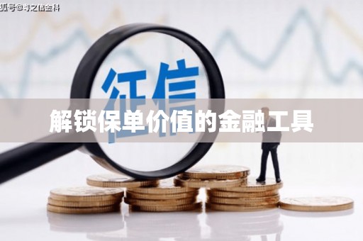 黄石港解锁保单价值的金融工具