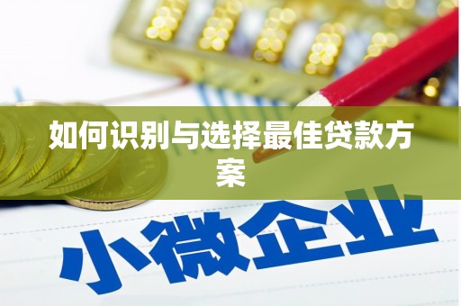 黄石港如何识别与选择最佳贷款方案