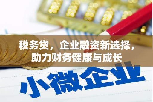 黄石港税务贷，企业融资新选择，助力财务健康与成长